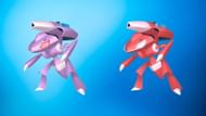 Regular and shiny Douse Drive Genesect (Image via TPC)